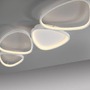 Dekorativní - LD 14039-16 Kolekce Schöner Wohnen LED stropní svítidlo PEBBLES, bílá, stmívatelné, podlouhlé, krokově stmívatelné, 3000K - JUST LIGHT - foto 4