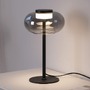 Stolní lampy dekorační - LD 15470-18 Kolekce Schöner Wohnen stolní lampa SIA černá, kouřové sklo, šňůrový vypínač, 3000K - JUST LIGHT - foto 4