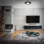 Kruhová - BRI 3026-015 LED stropní svítidlo 43,5 cm 33W 3100lm černá - BRILONER - foto 4