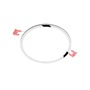 Kruhová - RED R12159 SLENDER SLIM R 17 zápustná chrom 230V LED 24W 3000K - RED - DESIGN RENDL - foto 4