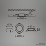 Kruhová - BRI 7992035 Jeft vestavná svítidla 76mm 3ks sada - 230V, 3W, 330lm, LED, neutrální bílá, černá - BRILONER - foto 4