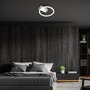 Kruhová - BRILO 3778014 LED stropní svítidlo, 21 cm, 5W, 500lm, matný chrom - BRILO - foto 4