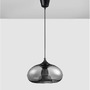 Koule - NV 9726482 Závěsné svítidlo SAVAZ chromové sklo černý kov černý kabel E27 1x12W 230V IP20 bez žárovky - NOVA LUCE - foto 4