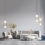 Koule - M MOD013PL-02BS1 Závěsné svítidlo Ring 2xG9 50W bílá/mosaz kov/sklo designové - MAYTONI - foto 4