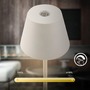 Stolní lampy dekorační - BRILO 7653016 BRILONER Kiki Nano stolní lampička - 1,5W, 130lm, nabíjecí, LED, stmívatelné, teplá bílá, bílá 7653016 - foto 4