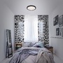 Kruhová - BRILO 3071-015 LED stropní svítidlo hvězdné nebe, pr. 38 cm, 24 W, 3000 lm, černá - BRILO - foto 4