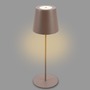Stolní lampy dekorační - BRILO 7508012 Kiki stolní lampička bezdrátová, dotykový vypínač, nastavitelná výška, stmívatelné, nabíjecí, písková hnědá - BRILO - foto 4
