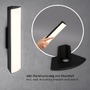 Na stůl - BRILO 7474015 LED nabíjecí stolní lampa, 30 cm, paměť, 7W, 700lm černá - BRILO - foto 4