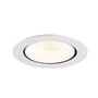 Kruhová - LA 1009913 NUMINOS® GIMBLE XL Stropní vestavné svítidlo, 4000 K, 40°, bílá - BIG WHITE (SLV) - foto 4