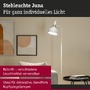 Stojací lampy - P 78483 Stojací svítidlo Juna E14 max. 20W bílá mat/šampaň kov - PAULMANN - foto 4
