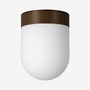 Dekorativní - LU BS19.L2.R19.73 Stropní svítidlo RETRO 13,3W LED 4000K sklo bronz opál BS19.L2.R19.73 - LUCIS - foto 4