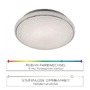 Kruhová - LD 14744-16 LOLAsmart JUPI LED stropní svítidlo, Smart Home, RGB+W, dálkový ovladač, hvězdné nebe MEDION RGB+2700-5000K - LEUCHTEN DIREKT / JUST LIGHT - foto 4