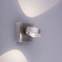 Nepřímé osvětlení - PN 9185-55 Q-MIA LED nástěnné svítidlo v barvě oceli s nastavitelnou barvou světla Smart Home ZigBee RGB+3000-5000K - PAUL NEUHAUS - foto 4