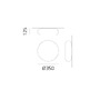 Kruhová - AR DX0060I10 Itka 35 nástěnné/stropní - ARTEMIDE - foto 4