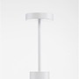 Na baterie - NV 9002863 Venkovní stolní lampa FUMO bílý hliník a akryl LED 2W 3000K 220-240V 163st. IP54 vypínač na těle / USB kabel - NOVA LUCE - foto 4