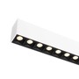 Podélná - LA 1010513 GLENOS® PRO závěsné svítidlo, 1, 5 m, DALI, UGR16, délka závěsu 210 cm, 3000K, 75°, bílá / černá - BIG WHITE (SLV) - foto 4