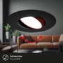 Kruhová - BRI 7597035 3ks sada LED vestavné svítidlo, 9 cm, 4,9W, 480lm černá - BRILONER - foto 4