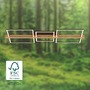 Hranatá - BRI 3843014 Moldura LED stropní svítidlo, stmívatelné, paměťová funkce, 38W, 4900 lm, černá/dřevo - BRILONER - foto 4