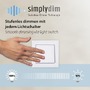 Vícečetná - PN 2081-18 LAUTADA LED Závěsná lampa 3 ramenné černá stmívatelné nastavitelná výška SimplyDim 3000K - PAUL NEUHAUS - foto 4