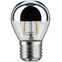 E27 - P 28664 LED kapka 2,6 W E27 zrcadlový svrchlík stříbrná teplá bílá - PAULMANN - foto 4