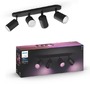 Bodová - PH 8720169319394 Hue 50634/30/P7 Hue WACA Fugato bodové LED svítidlo 4x GU10 5,7W 350lm 2000-6500K RGB IP20 černá - PHILIPS - foto 4