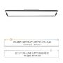 Hranatá - LD 14757-18 FLAT LED stropní svítidlo hranaté v černé s nastavitelou barvou světla a funkcí stmívání 2700-5000K - LEUCHTEN DIREKT / JUST LIGHT - foto 4