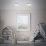 Hranatá - BRI 7076-414 LED stropní svítidlo hvězdné nebe, 15,7 cm, 11 W, stříbrná - BRILONER - foto 4