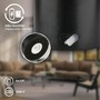 Stolní lampy dekorační - BRILO 7669015 Gila stolní lampa - 2,6W, 200lm, bezdrátová, LED, IP44, dotykový vypínač, stmívatelná, černá/zlatá - BRILO - foto 4