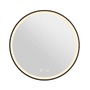 Zrcadla - LA 1007201 TRUKKO 60 zrcadlo Ø 60 cm, chrom, černý okraj - BIG WHITE (SLV) - foto 4