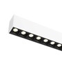 Podélná - LA 1010511 GLENOS® PRO závěsné svítidlo, 1, 2 m, DALI, UGR16, délka závěsu 210 cm, 4000K, 75°, bílá / černá - BIG WHITE (SLV) - foto 4