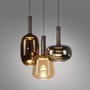 Dekorativní - PN 2679-70 IRIDES LED závěsné svítidlo 3 ramenné nastavitelná výška Comfort Lift paměťová funkce SimplyDim 3000K - PAUL NEUHAUS - foto 4