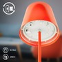 Stolní lampy dekorační - BRILO 7510012 Calida stolní lampička - 2,5W, 200lm, nabíjecí, LED, stmívatelné, RGBW, uchycení na láhev, oranžová - BRILO - foto 4