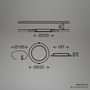Kruhová - BRI 7995015 Jeft vestavný spot 220mm - 230V, 18W, 1980lm, LED, neutrální bílá, černá - BRILONER - foto 4
