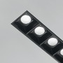Hranatá - ILUX 206202 LED Zápustné bodové svítidlo Ideal Lux Lika FI2 Trimless 206202 4W 440lm 3000K IP20 černé bez rámečku - IDEALLUX - foto 4