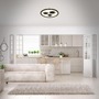 Kruhová - BRI 7368-015 Svítidlo LED panel, pr. 42,3 cm, 3000 lm, 22 W, černá - BRILONER - foto 4