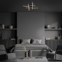 Dekorativní - BRILO 3718-045 LED nástěnné a stropní svítidlo, 64,5 cm, 24 W, 700 lm, černá - BRILO - foto 4