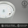 Stolní lampy dekorační - BRILO 7508014 Kiki stolní lampička bezdrátová, dotykový vypínač, nastavitelná výška, stmívatelné, nabíjecí, matný chrom - BRILO - foto 4