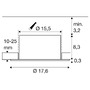 Koupelnová - LA 1008626 DOWNLIGHT C DALI 150 20W 940 IP54 - BIG WHITE (SLV) - foto 4