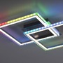 Hranatá - LD 14634-55 FELIX60 LED stropní svítidlo 44,5x44,5cm, stříbrná barva, otočné, RGB Rainbow, stmívatelné RGB+2700-5000K - LEUCHTEN DIREKT / JUST LIGHT - foto 4