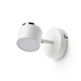 Bodová - RED R14272 NOVA I nástěnná bílá chrom/mléčný akryl 230V LED 4.2W 3000K - RED - DESIGN RENDL - foto 4