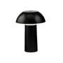 Na stůl - FAN LEDT-MYKES-BLACK Nabíjecí svítidlo LAMPADA dobíjecí LED MYKES černá polykarbonát 4,5 W 300 lm CCT stmívatelné 21x16x16 cm - FANEUROPE - foto 4