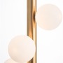 Dekorativní - NV 9724582 Závěsné svítidlo JAKLIN opálové sklo antický mosazný kov zlatý kabel G9 5x5W 230V IP20 bez žárovky - NOVA LUCE - foto 4
