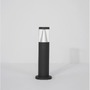 Sloupková - NV 9905025 Venkovní sloupkové svítidlo ROCK černý hliník stříbrný hliník a čirý akryl LED 8W 3000K 220-240V 120st. IP65 - NOVA LUCE - foto 4