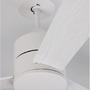 Ventilátory - NV 9952355 Stropní ventilátor AXEL bílý hliník a listy dub - NOVA LUCE - foto 4