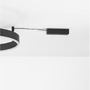 Kruhová - NV 9063601 Stropní svítidlo MOTIF LED stropní svítidlo černý hliník IP20 3000K 40W 220-240V stmívatelné - NOVA LUCE - foto 4