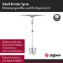 Svítidla - P 95682 URail závěs Smart Home Zigbee 3.0 Tyros RGBW 4,5W RGBW+ stmívatelné 230V matný chrom - PAULMANN - foto 4