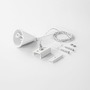 Lišty a příslušenství EUTRAC - FAN LED-RAIL-S-1,5-BCO 3‑fázový systém RAIL sada 4 kabelů 1,5 m pro závěsné svítidlo třífázového lištového systému, bílá - FANEUROPE - foto 4