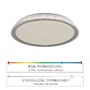 Kruhová - LD 14339-21 LOLAsmart - KARI LED stropní svítidlo, stříbrná, stmívatelné, App, dálkový ovladač MEDION RGB+2700-5000K - LEUCHTEN DIREKT / JUST LIGHT - foto 4