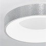 Kruhová - NV 9353834 Stropní svítidlo RANDO THIN broušený stříbrný hliník a akryl LED 30W 230V 3000K IP20 stmívatelné - NOVA LUCE - foto 4