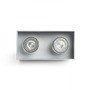 Downlight - RED R12738 AGATE II stropní česaný hliník 230V GU10 2x35W - RED - DESIGN RENDL - foto 4